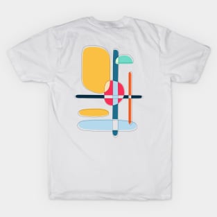 Minimalist Abstract Shapes Art I T-Shirt